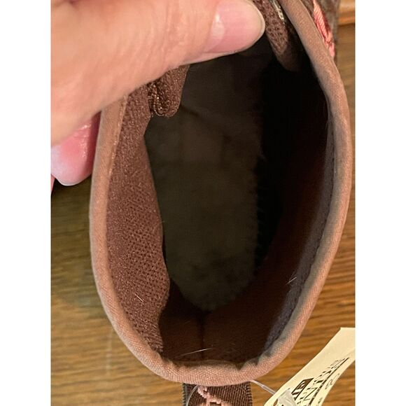 Dr Marten Woman's Boots Size 8 Brown Floral Canvas Shoreditch Airware Lace Up - Picture 10 of 12